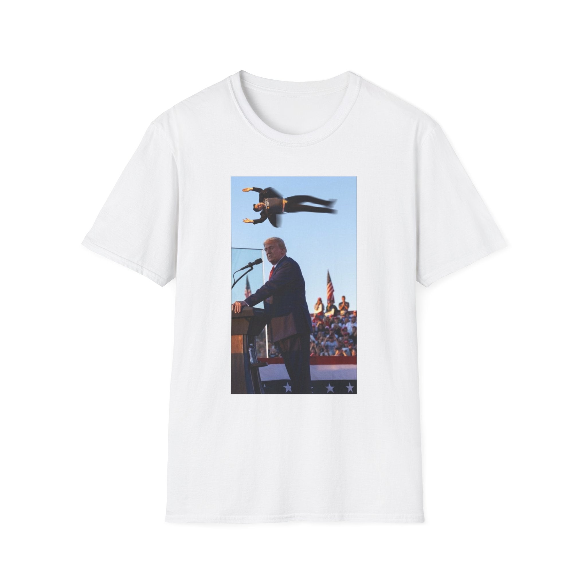 Trump Rally Photo T-Shirt — Floating Inflatable Blimp Design